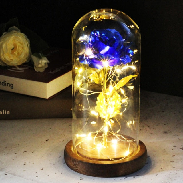 Artificial Eternal Rose LED Light freeshipping - AvalanSuomi