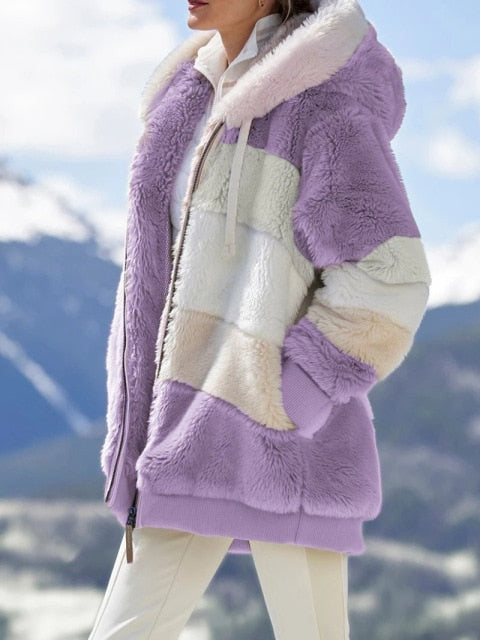 2022 Women Winter Plus Size Long Teddy Fur Coat freeshipping - AvalanSuomi